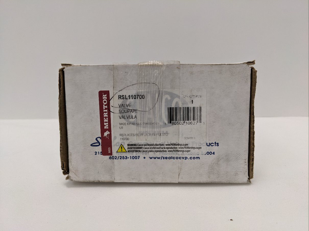 New Freightliner Meritor Sealco Spring Brake Release Valve - P/N TDA RSL110700 (10141452960060)