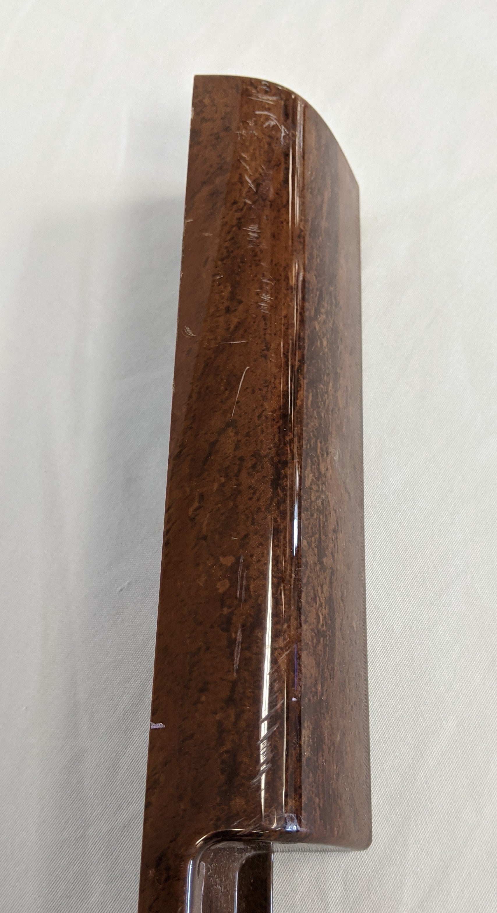 Used Freightliner CAS P3 17 3/4" L Woodgrain Door Latch Trim - P/N 18-59449-001 (9957325766972)