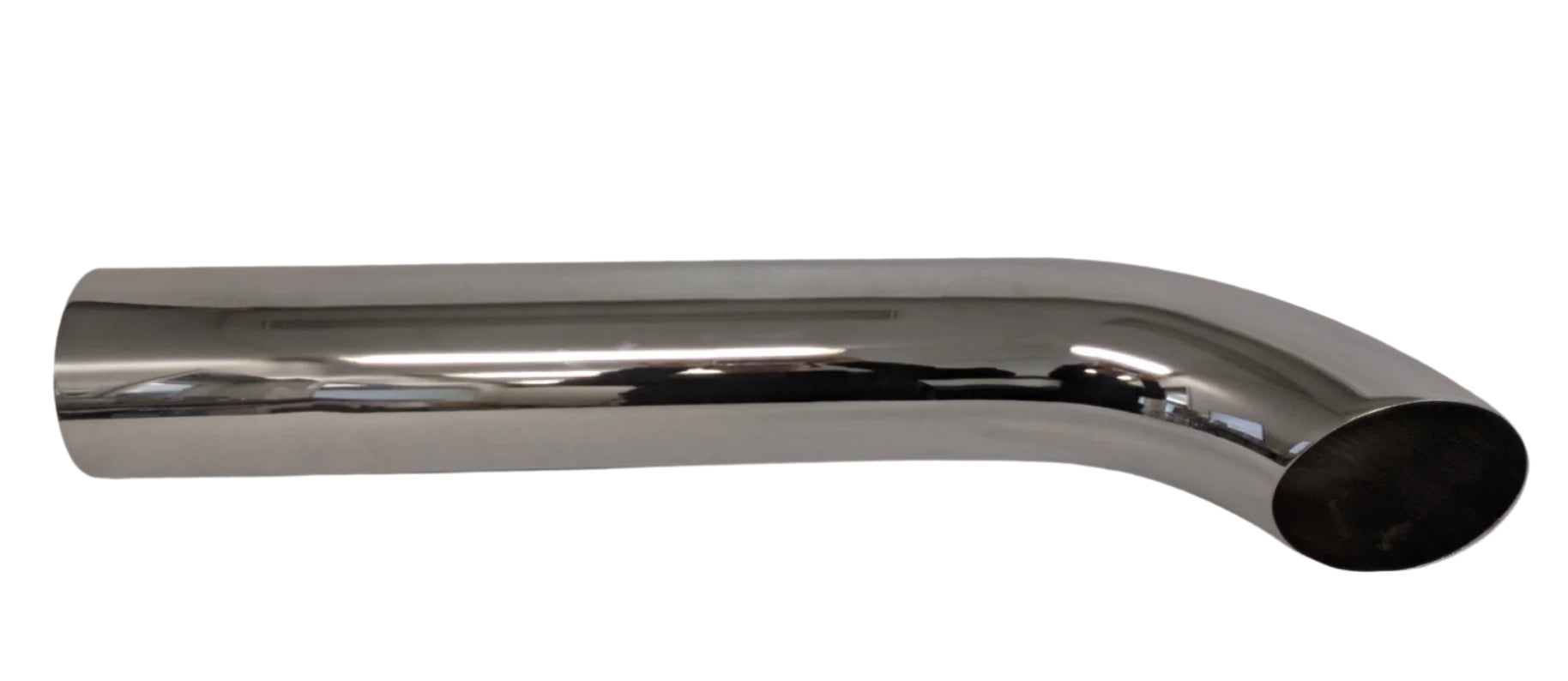 Freightliner 5" Dia. Polished SS Curved Exhaust Pipe Stack - P/N 04-31798-032 (9891245162812)