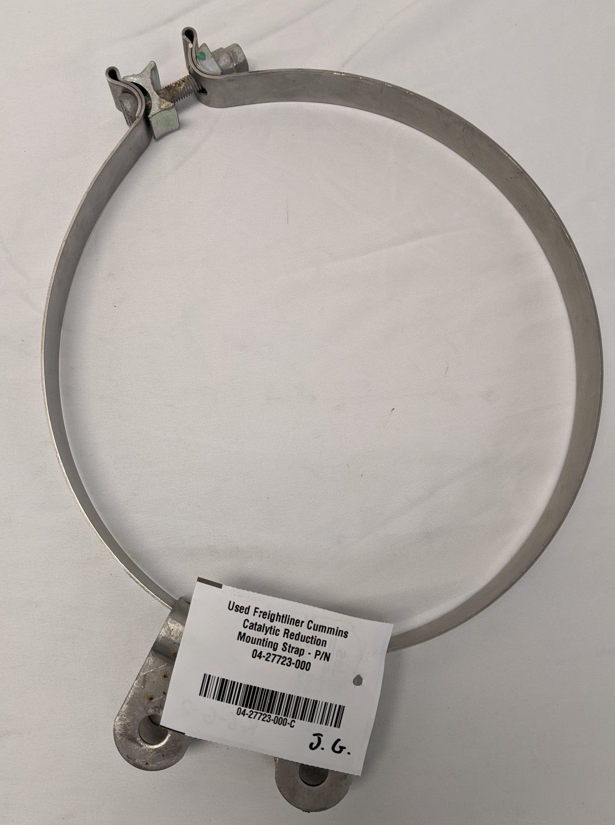 Used Freightliner Cummins Catalytic Reduction Mounting Strap - P/N 04-27723-000