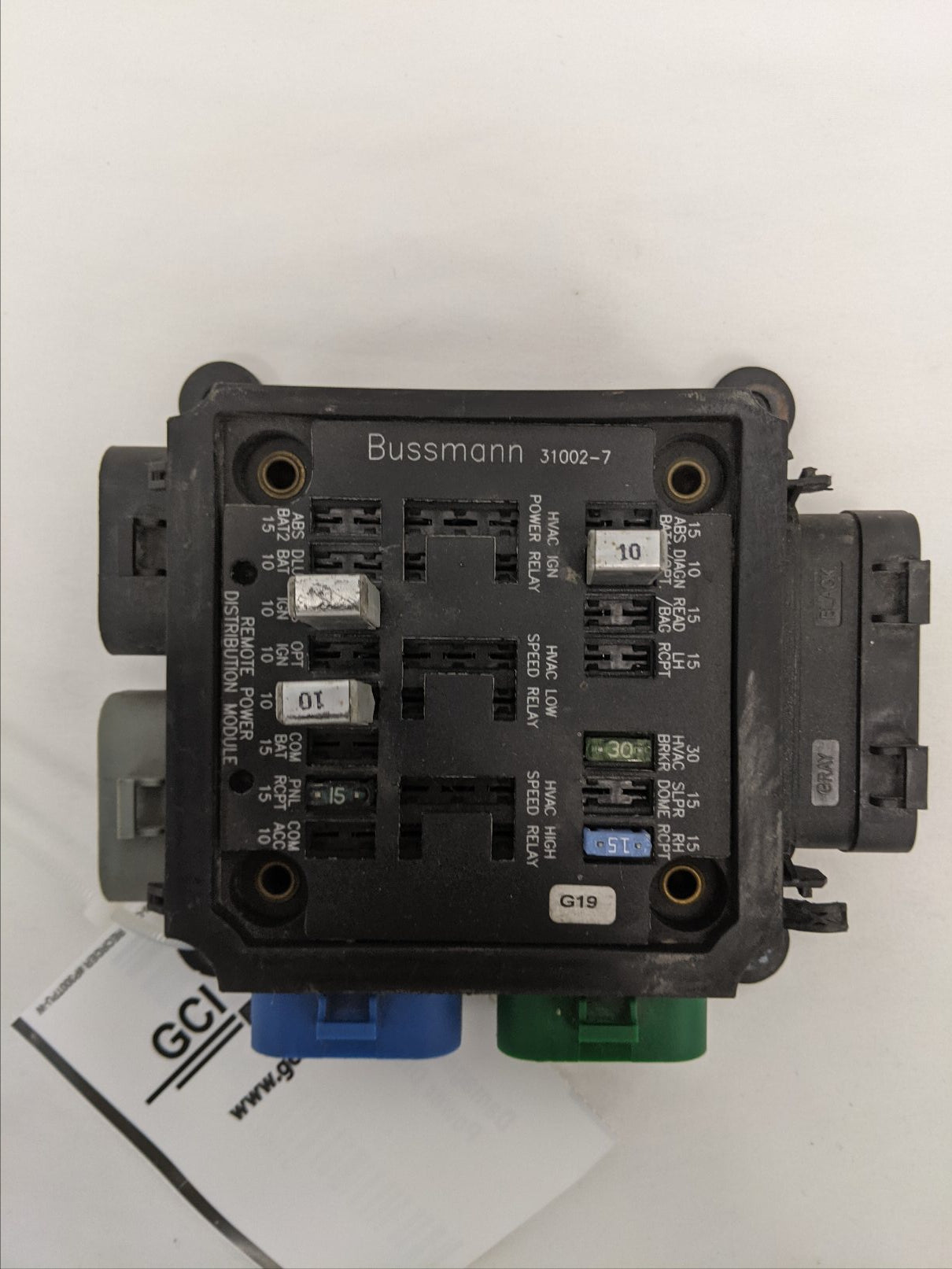 Damaged Bussmann Remote Power Distribution Module - P/N 31002-7 (10063989276988)