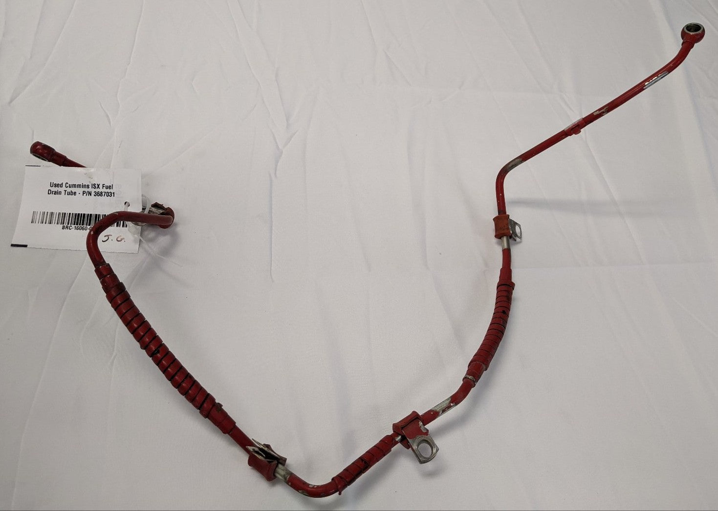 Used Cummins ISX 15 Steel Fuel Drain Tube | P/N 3687031