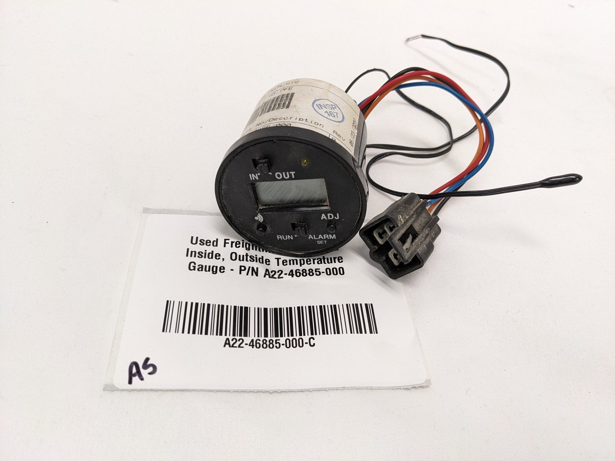 Freightliner Columbia Inside, Outside Temperature Gauge - A22-46885-000