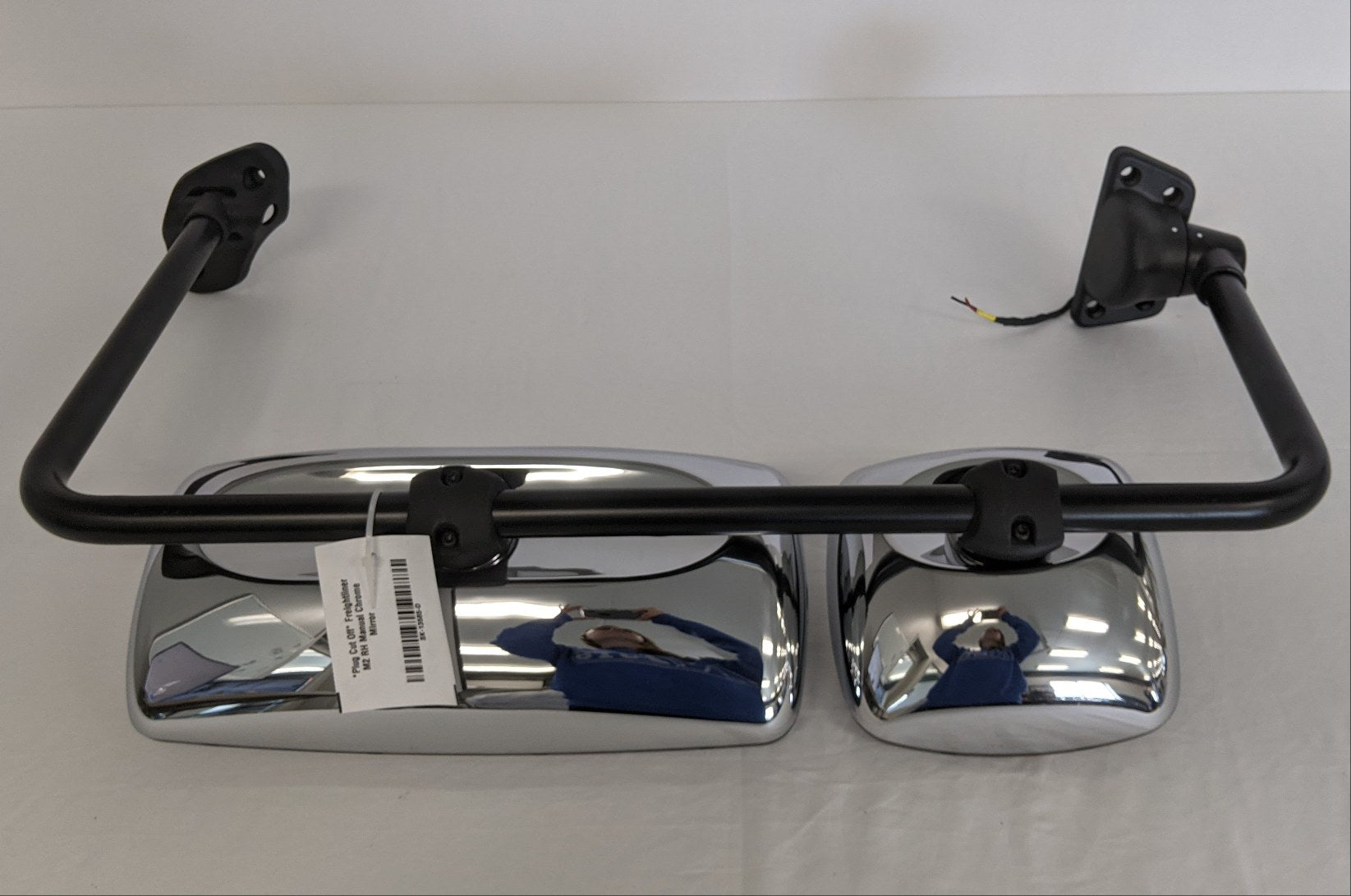 *Plug Cut Off* Freightliner M2 RH Manual Chrome Mirror - P/N A22-74244-004 (9931326947644)