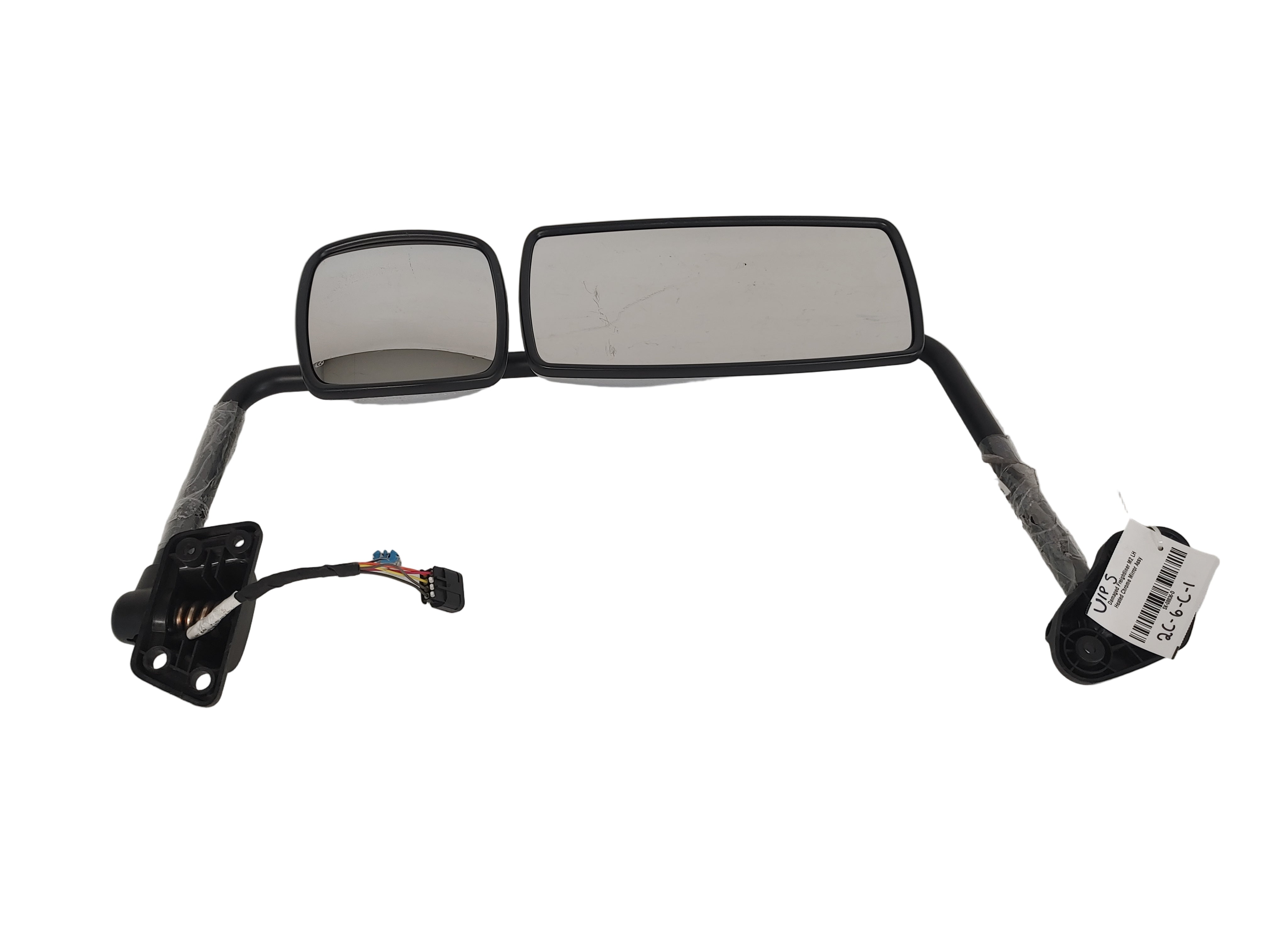 Damaged Freightliner M2 LH CUM AAT Remote HTD Chrome Mirror - P/N A22-74243-048 (6754695938134)