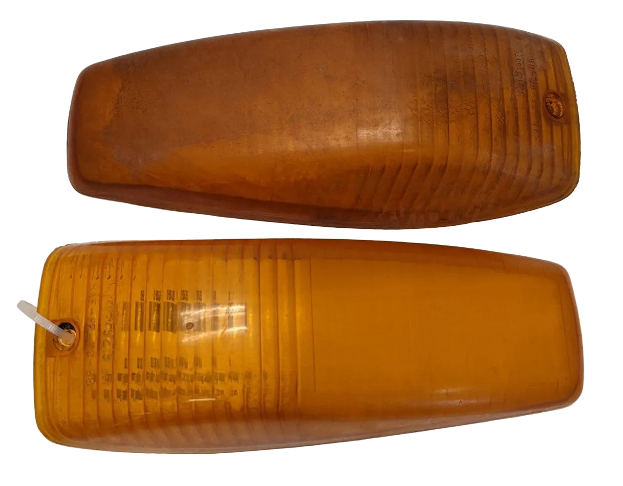 Lot of 2 Grote Amber Marker Light Lens Damaged P/N 92193