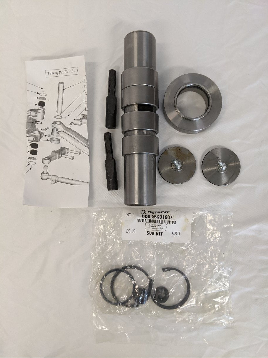 New Detroit Mercedes Front Right Hand Axle King Pin Kit - P/N MBA 6073
