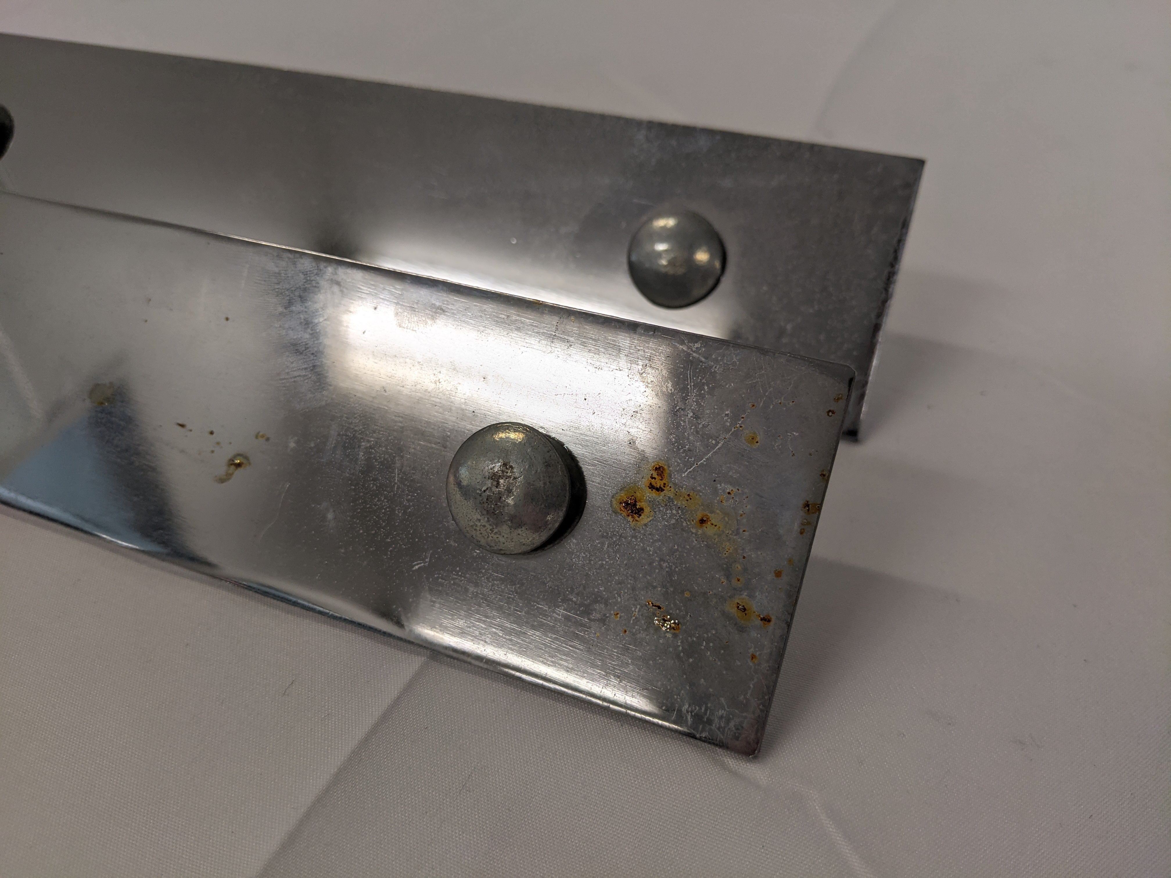 Alliance Chrome 24" x 2" Top Mud Flap Bolt Thru Mounting Plate (10126989001020)