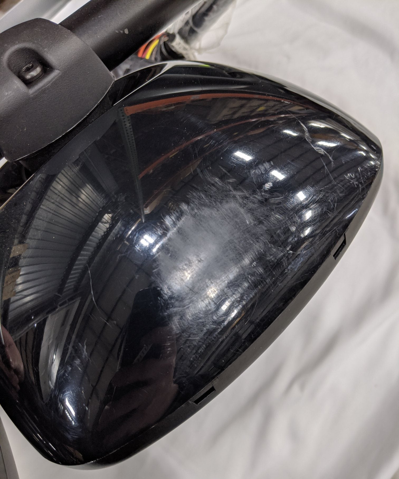 *Broken Mount* Freightliner M2 RH Remote HTD Black Mirror - P/N A22-74244-014 (9913630261564)
