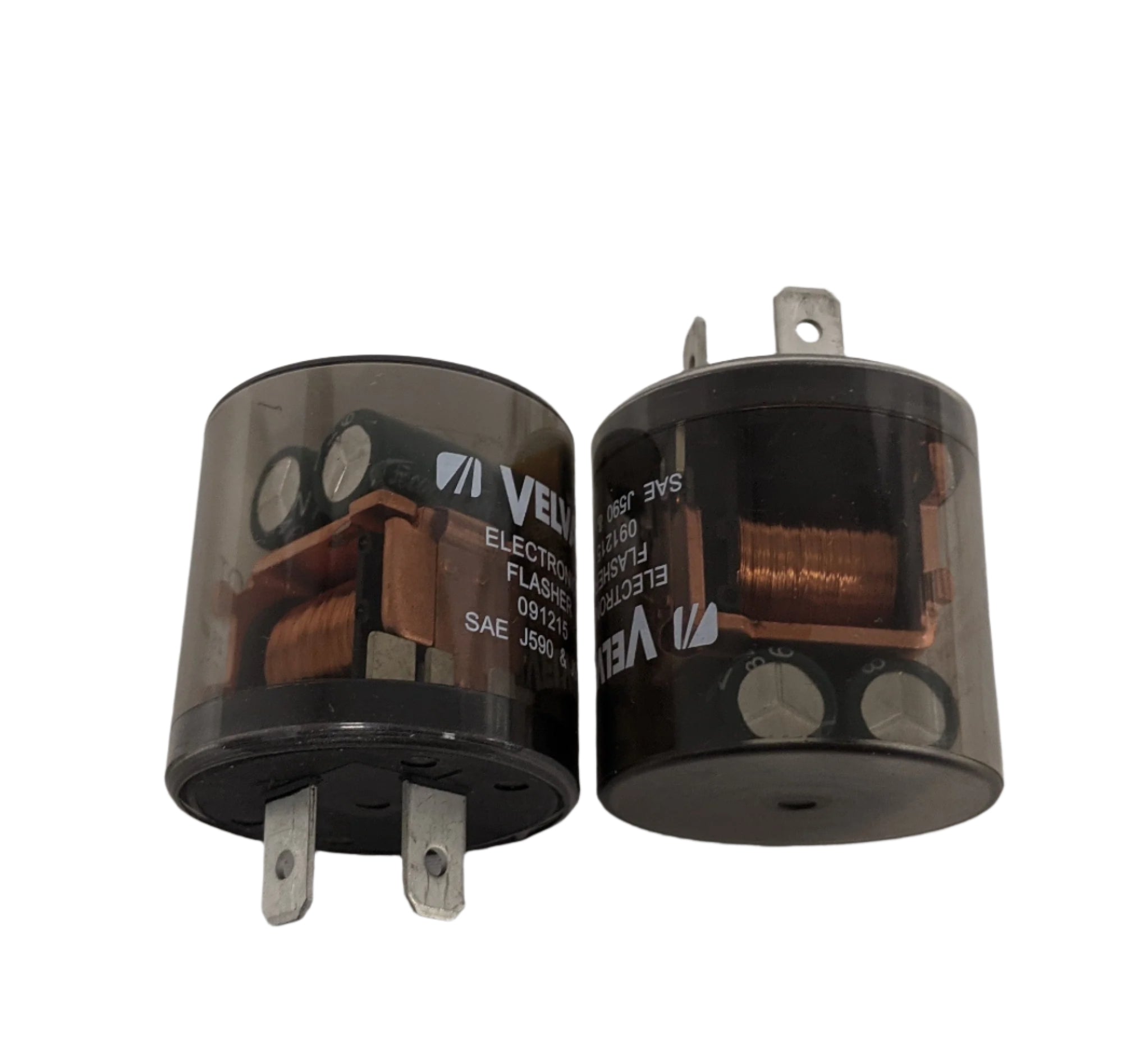 New *Lot of 2* Velvac 2 Pin Flashers - P/N VEL 091215 (9902313111868)