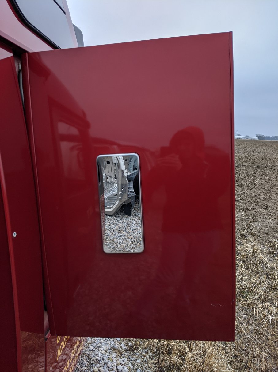 *Damaged Tether* Western Star 5700XE LH Sleeper Access Door - P/N A18-64143-000 (9073887609148)