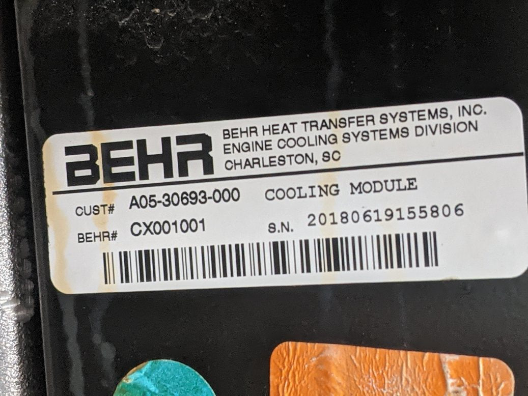 Freightliner M2 Charge Air Cooler 01-32211-000 & Radiator - P/N  A05-30693-000 (10027309957436)