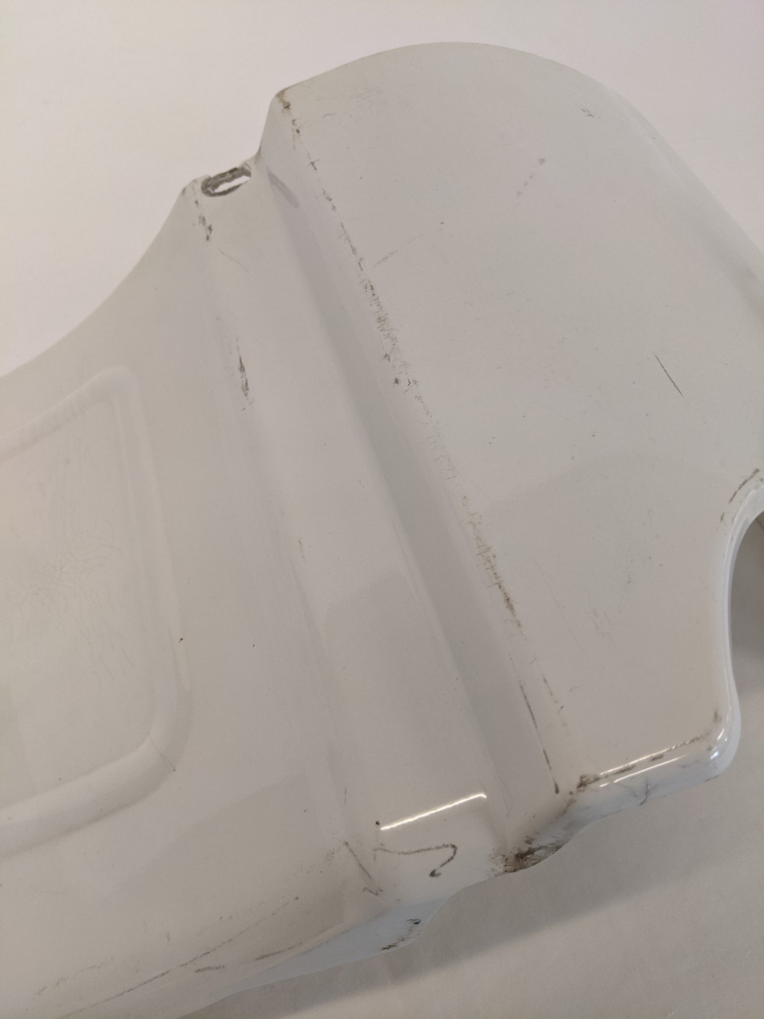 Damaged Freightliner M2 LH Under Cab Wheel Well Cover Cowl - P/N  18-69207-000 (6550766026838)