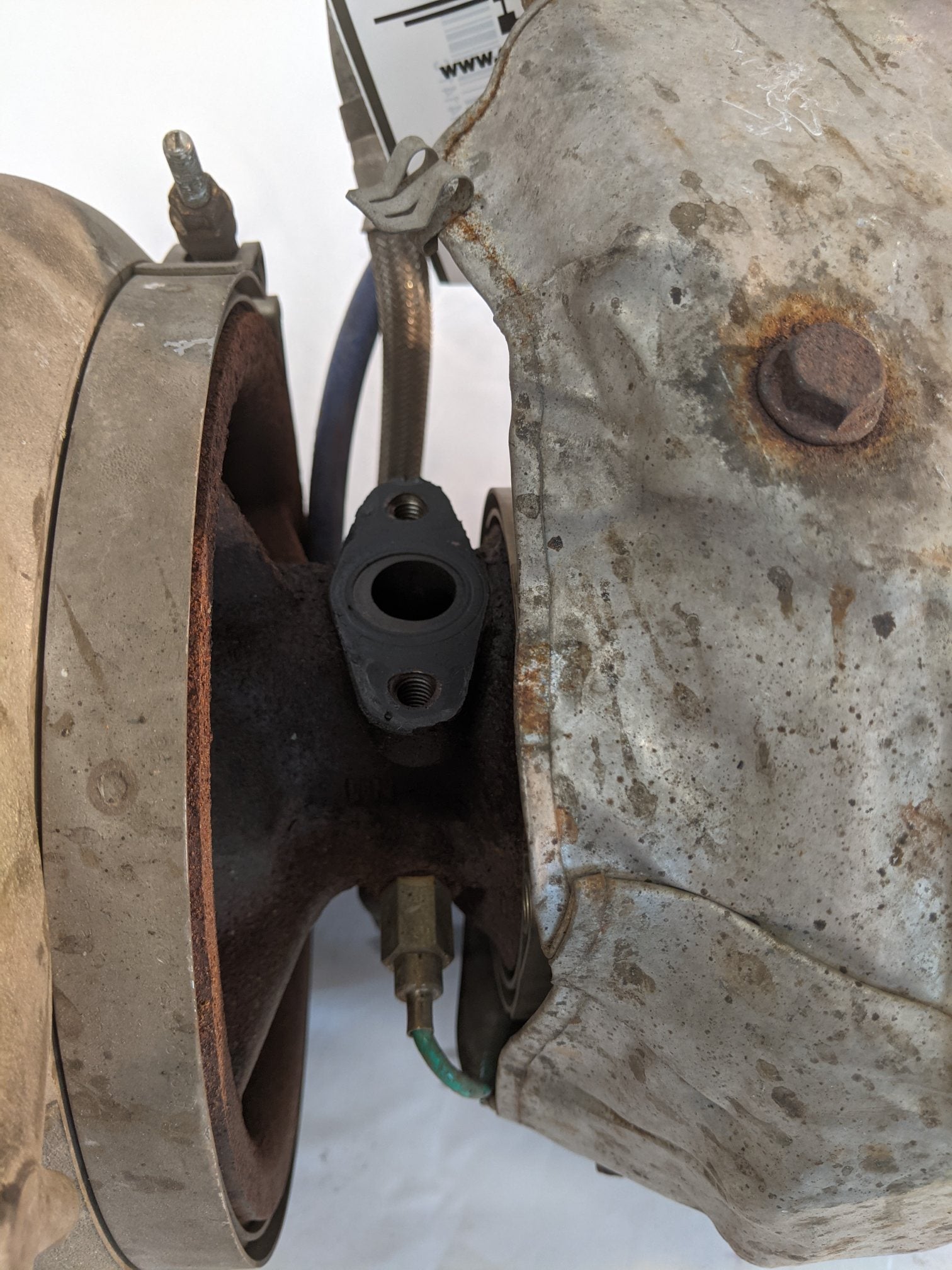 Used Detroit DD15 Engine 14L Turbocharger w/ Outlet Pipe - P/N A 472 090 14 80 (10069626945852)