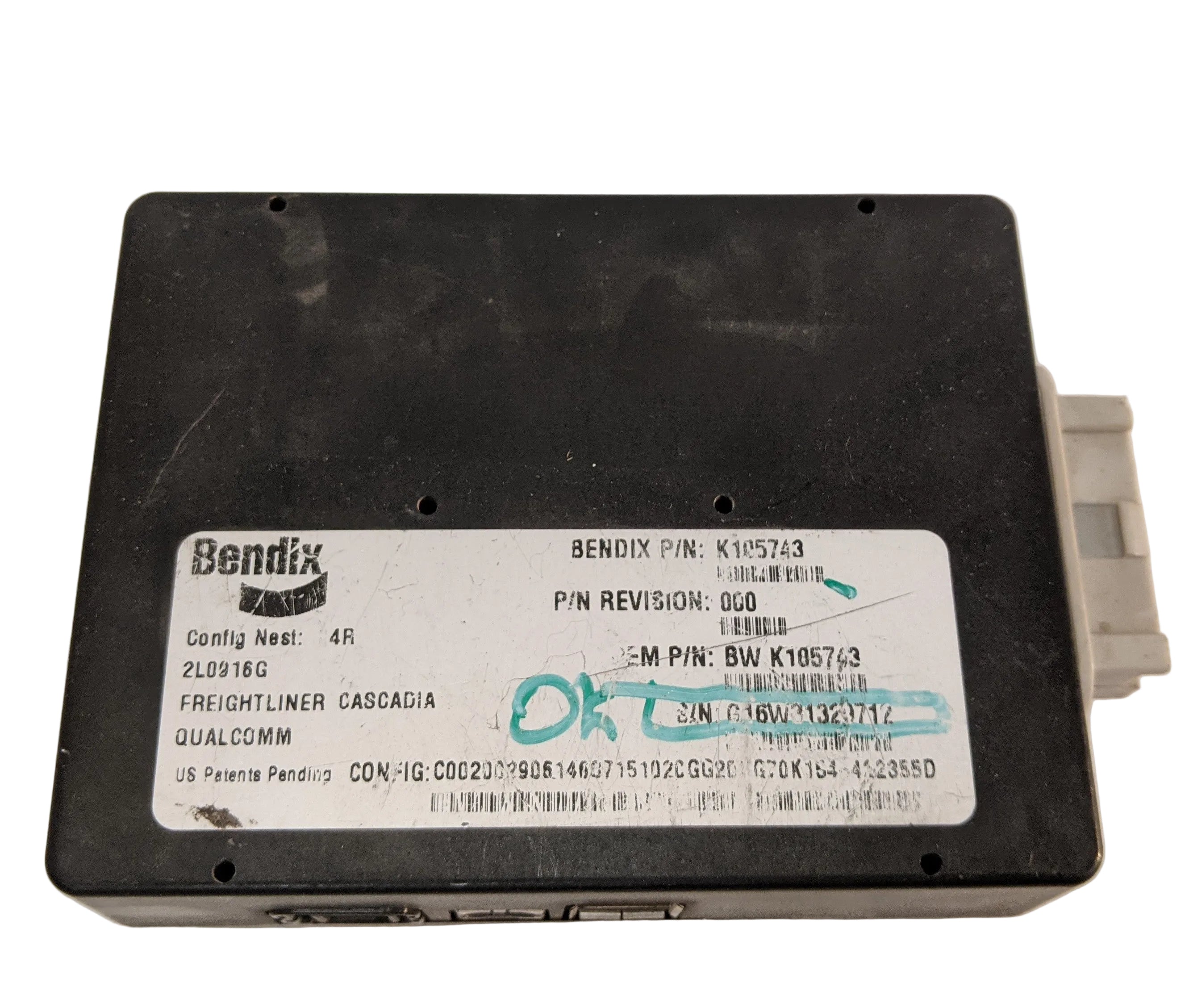 Bendix Qualcomm Cascadia Lane Guidance Camera ECU Module - K105743 (10076951740732)