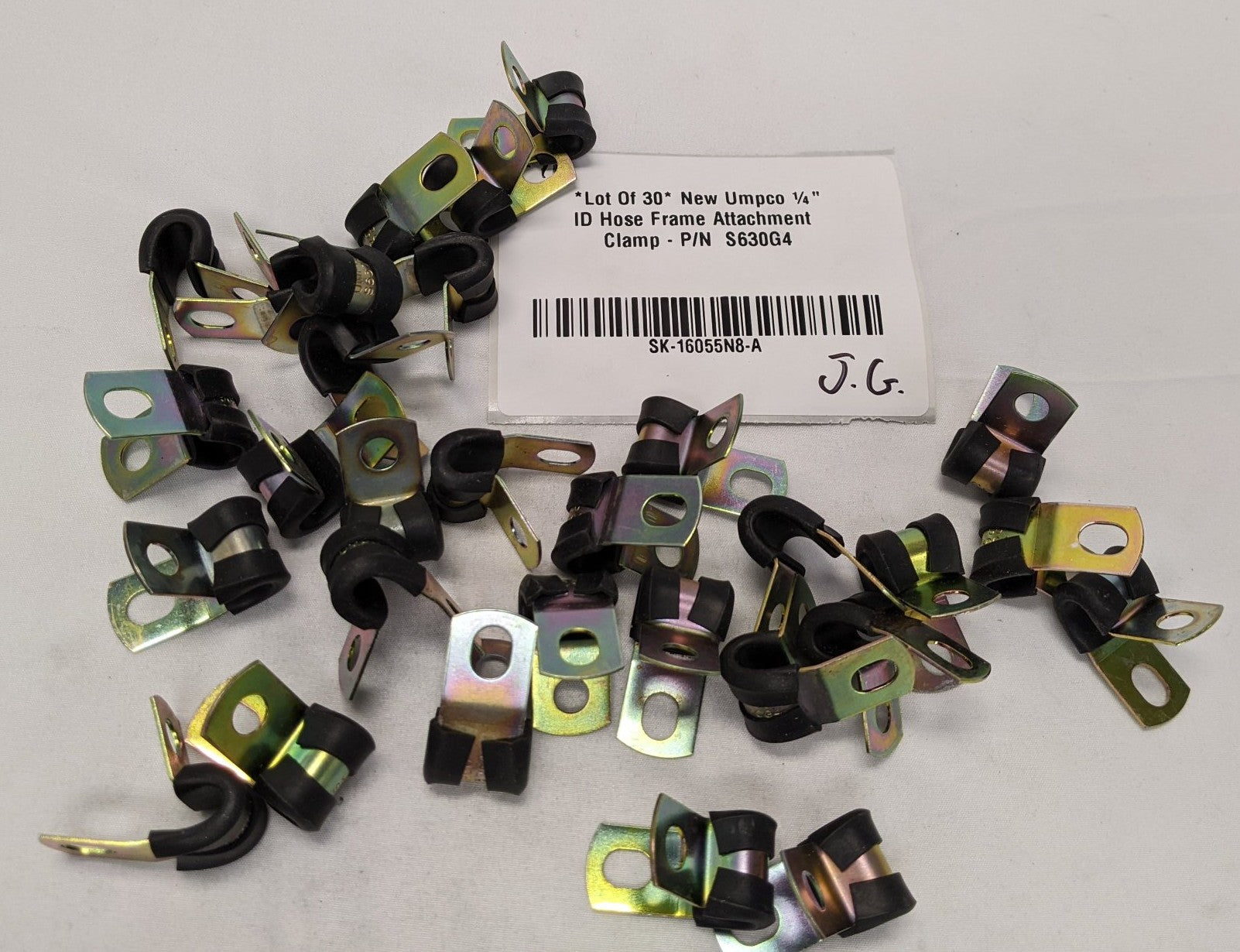 Umpco 1/4" ID Hose Frame Attachment Clamp | S630G4 | Lot/30