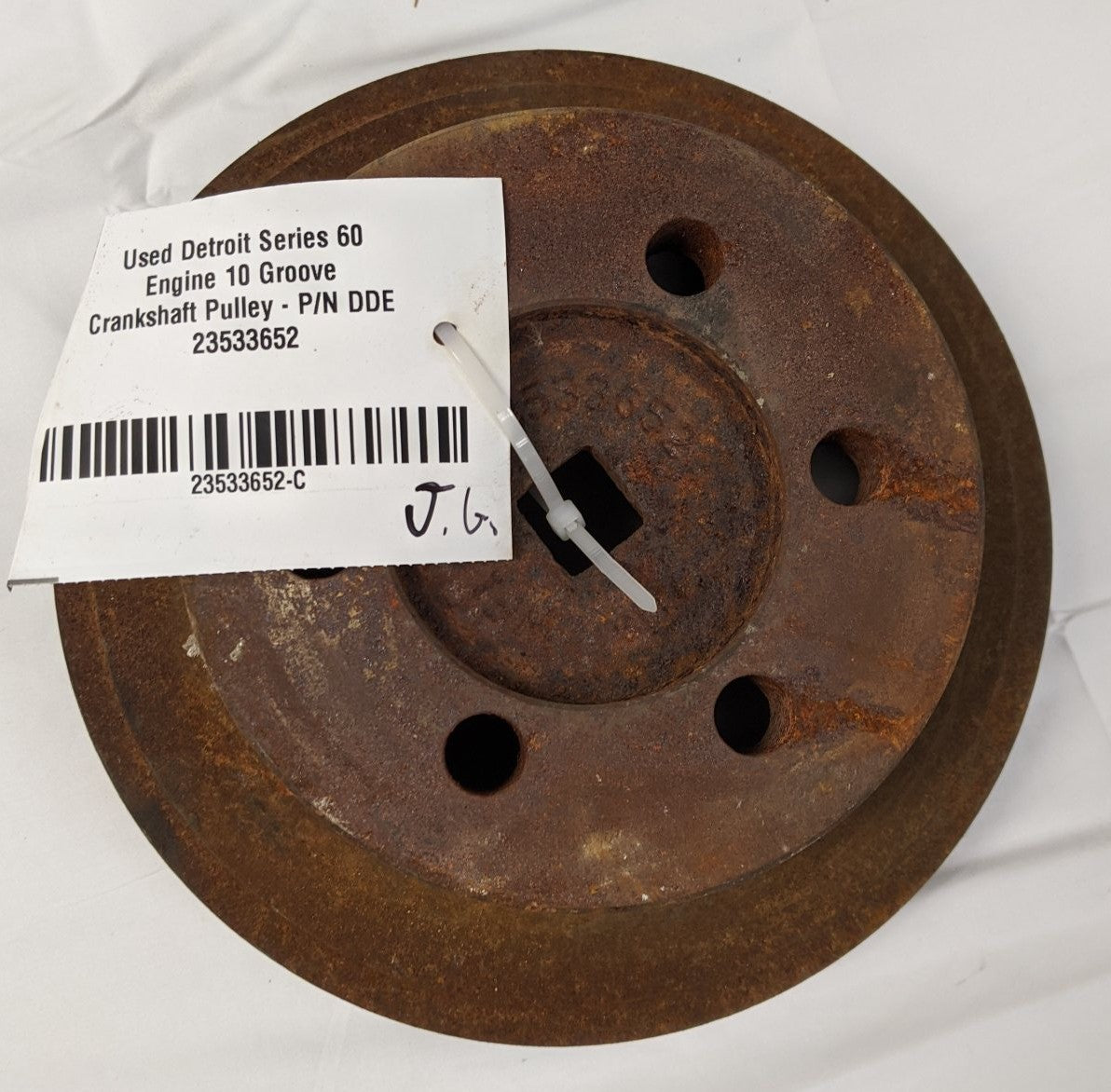 Detroit Series 60 Engine Crankshaft Pulley (DDE 23533652) - Used