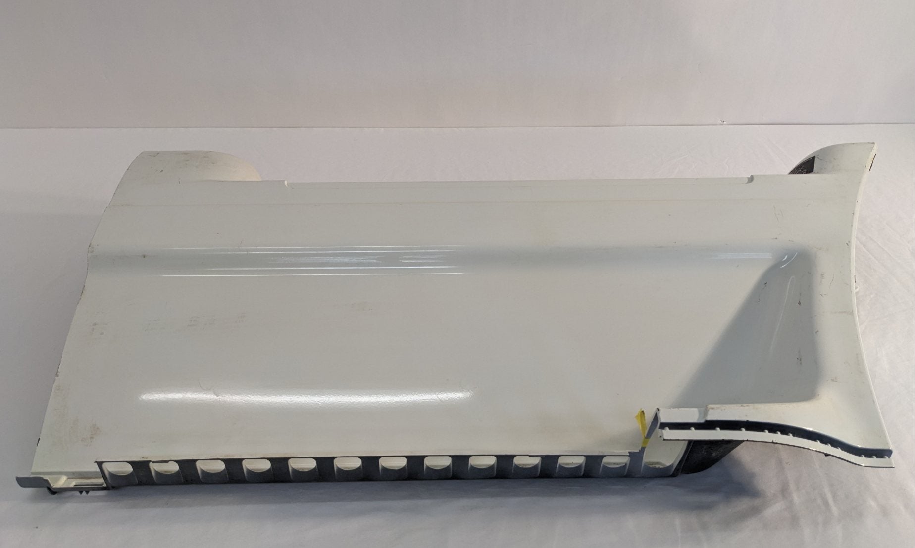 Damaged Freightliner Cascadia P3 LH Rear Fairing Panel - P/N 22-61128-000 (10075591016764)