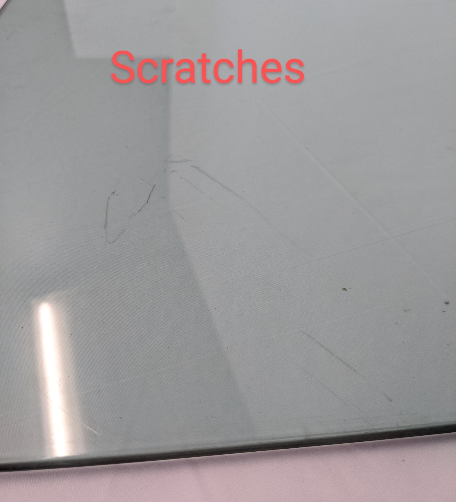 *Scratched* Freightliner FLD LH Manual Tinted Door Window Glass-P/N 18-17450-001 (10098485068092)