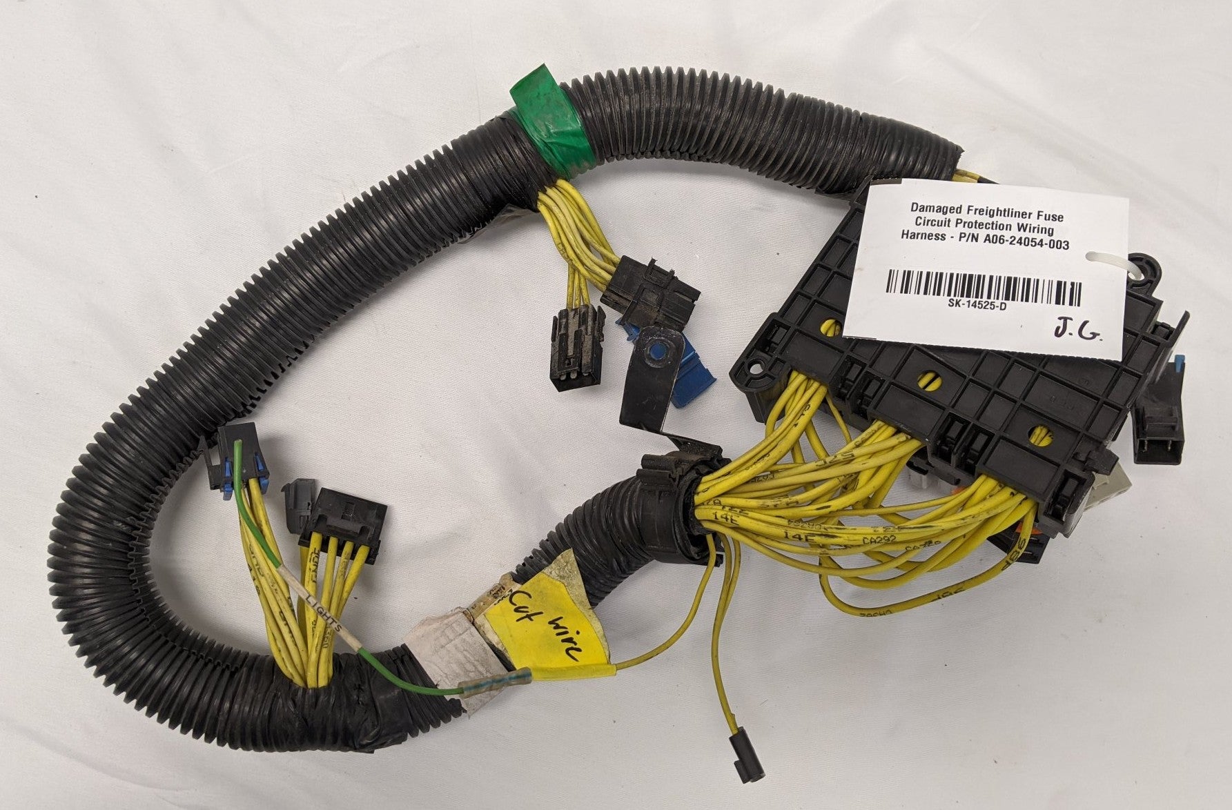 Freightliner Fuse Circuit Protection Wiring Harness (A06-24054-003) - Damaged