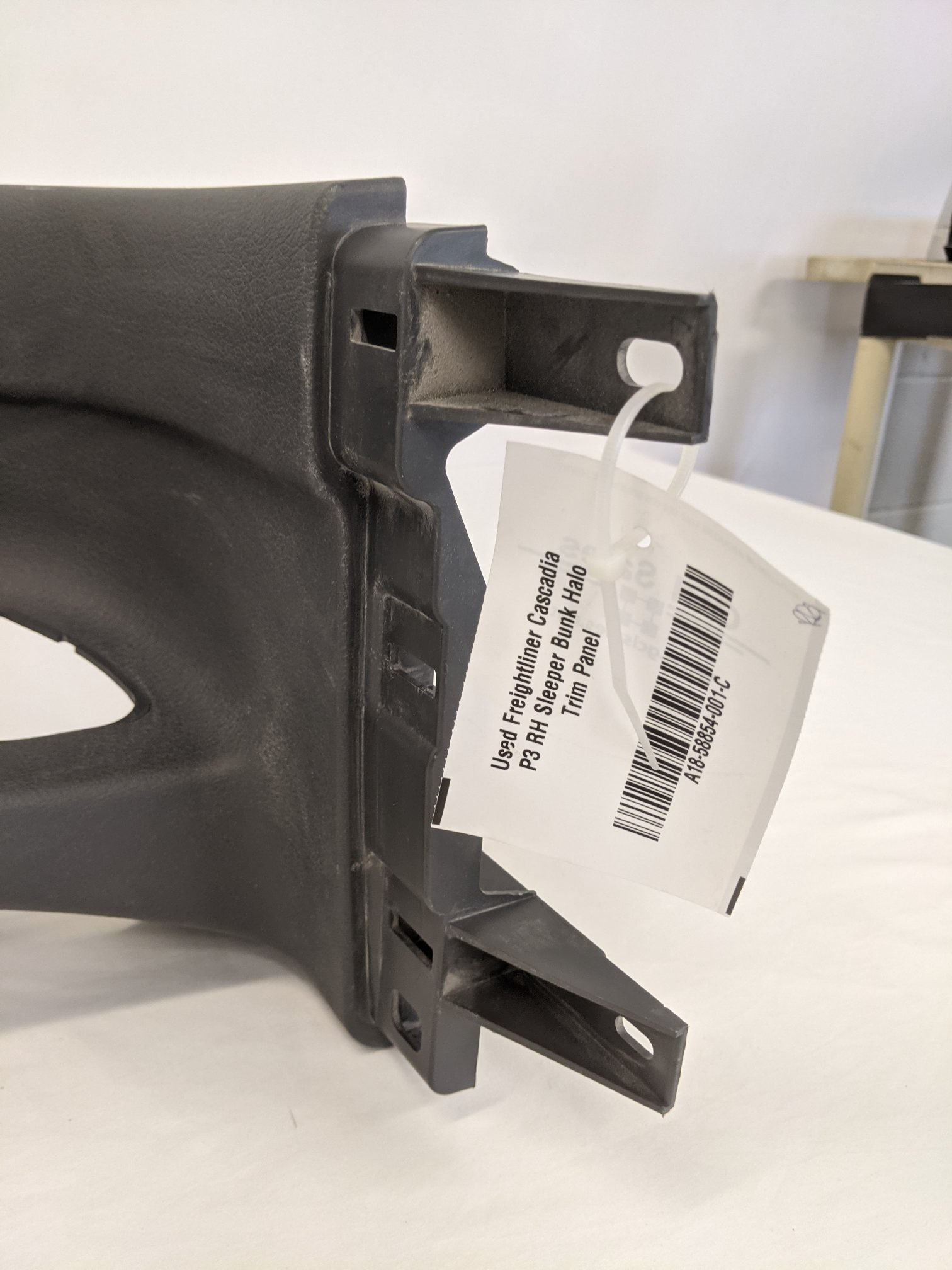 Used Freightliner Cascadia P3 RH Sleeper Bunk Halo Trim Panel -P/N A18-58854-001 (10023693812028)