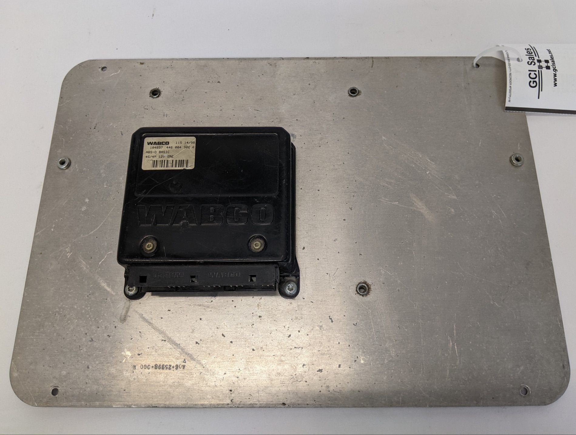 Used Wabco 4S4M ABS Electronic Control Unit Module w/ MTG Plate - P/N 4460043020 (10023955759420)