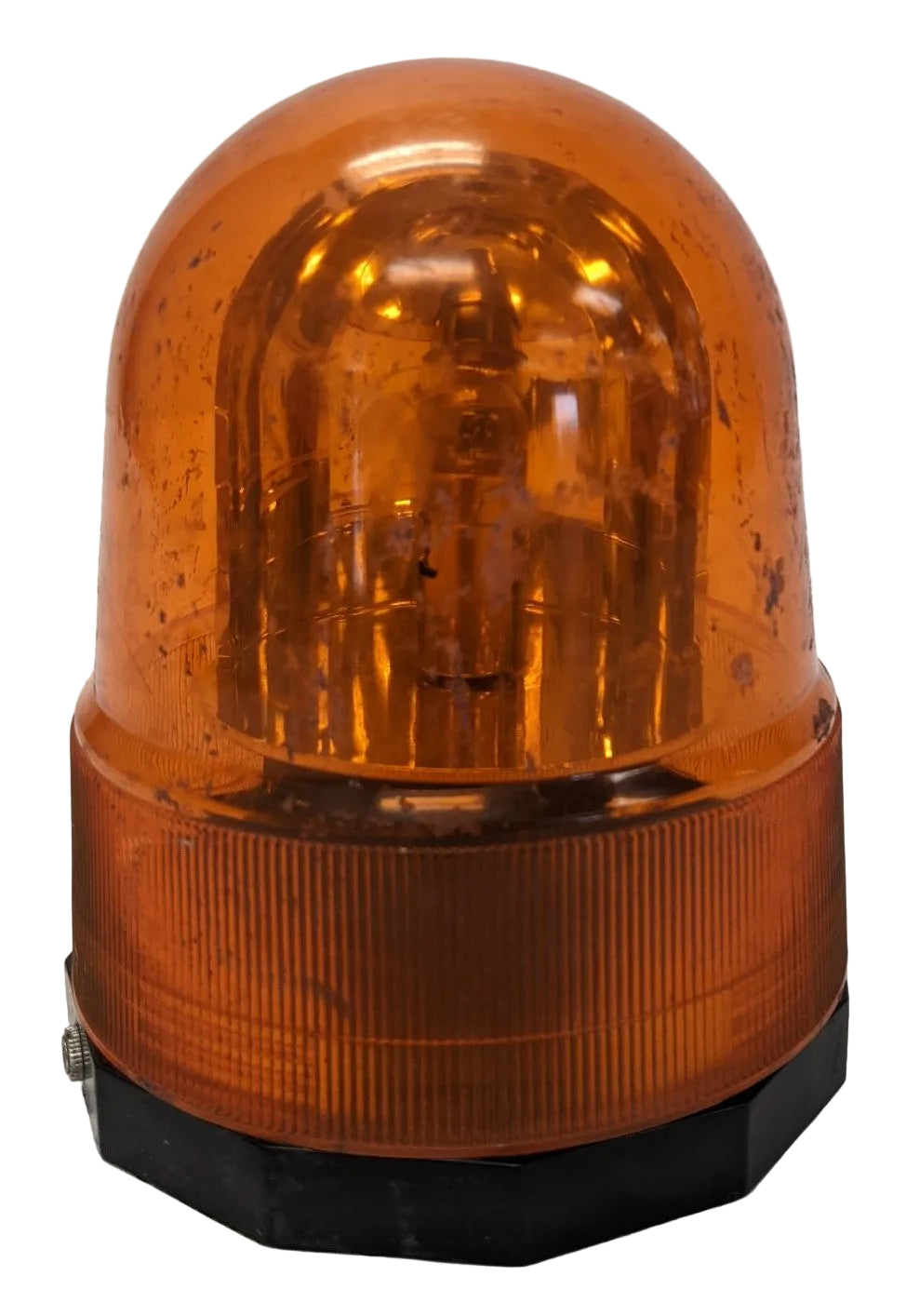 Used Vintage Amber Rotating Magnetic Emergency Beacon Light