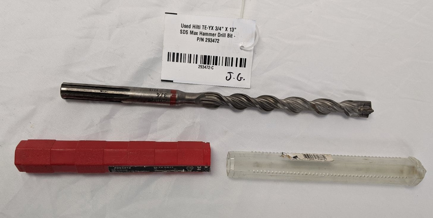 Hilti TE-YX 3/4" SDS Max Hammer Drill Bit - 293472