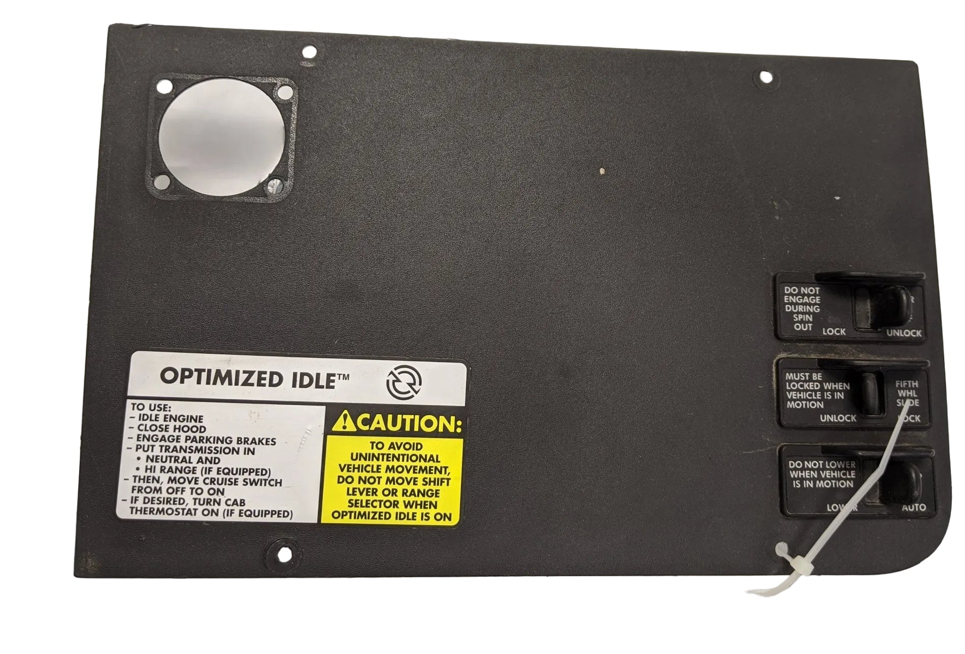 Freightliner Cascadia Auxiliary Instrument Panel (22-60660-000) - Used