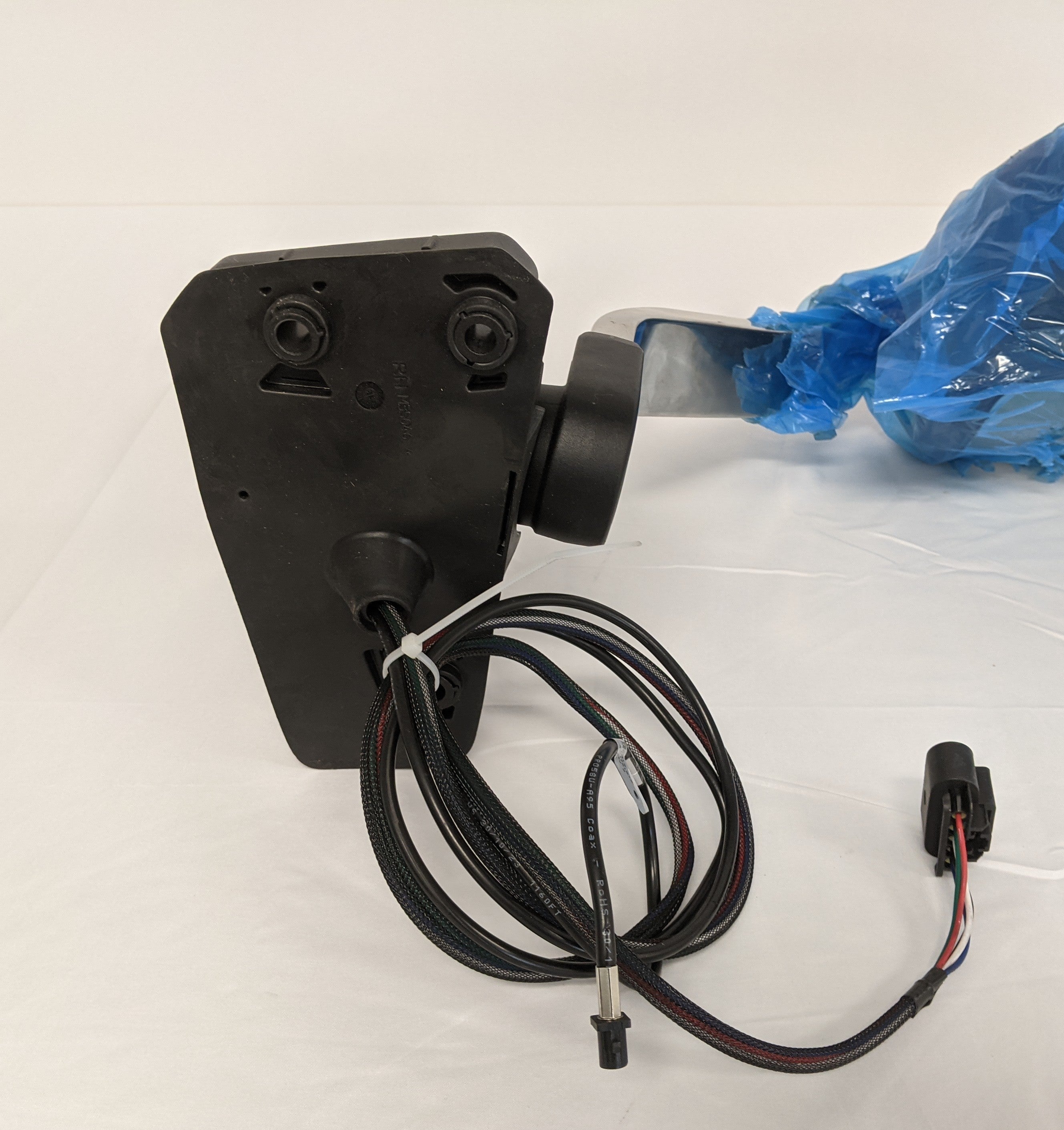 Damaged Western Star 47X/49X/57X RH Bright Arm Heated Mirror - P/N A22-78779-019 (9969188110652)