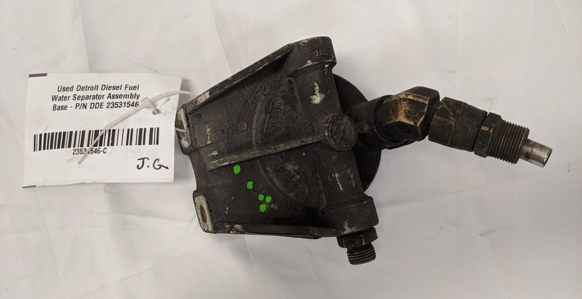 Detroit Diesel Fuel Water Separator Assembly Base (DDE 23531546) - Used