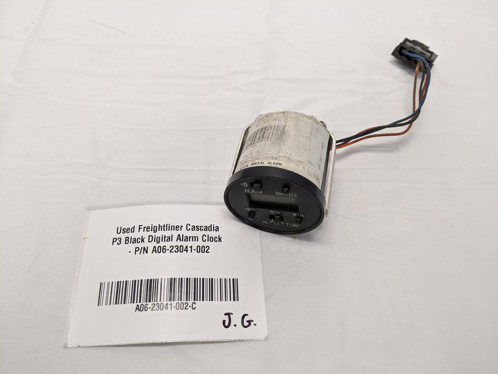 Freightliner Cascadia P3 Black Digital Alarm Clock - P/N A06-23041-002