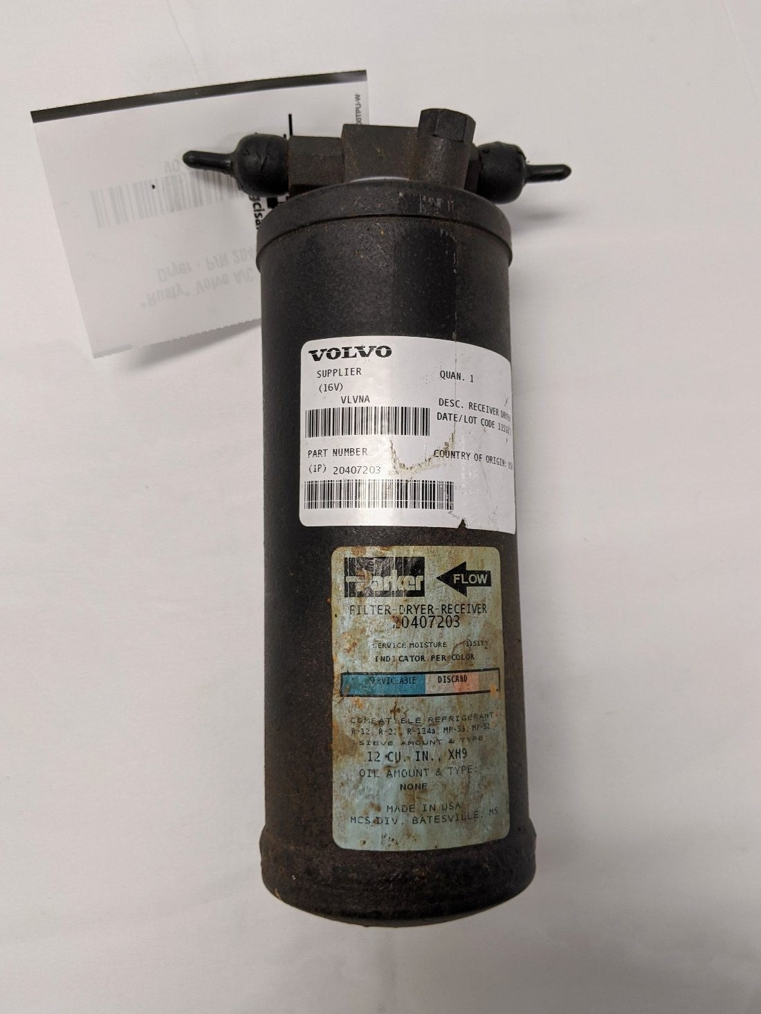 Volvo A/C Receiver Dryer - P/N 20407203