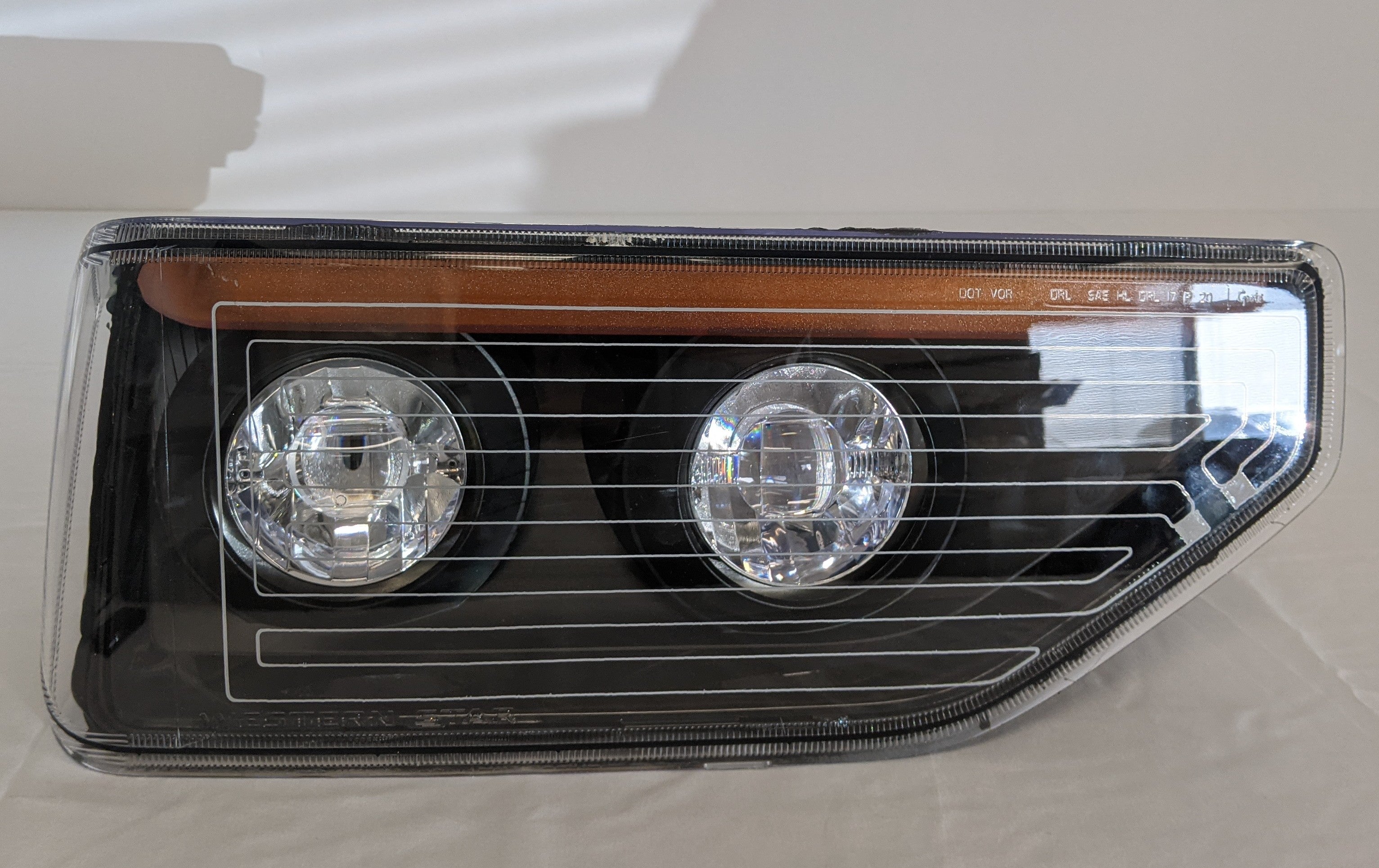 Damaged Western Star 49X, 47X SFA RH LED Head Lamp Assy - P/N  A66-10227-025 (8357147115836)