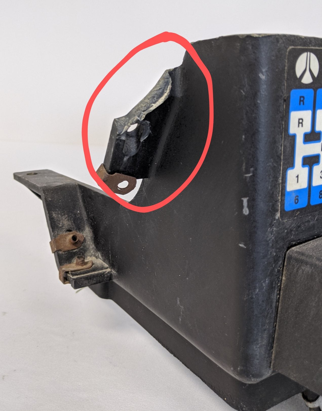 *Damaged Mount* FLD Classic Cup Holder Under Dash Support Panel-P/N 18-23405-000 (9995685101884)
