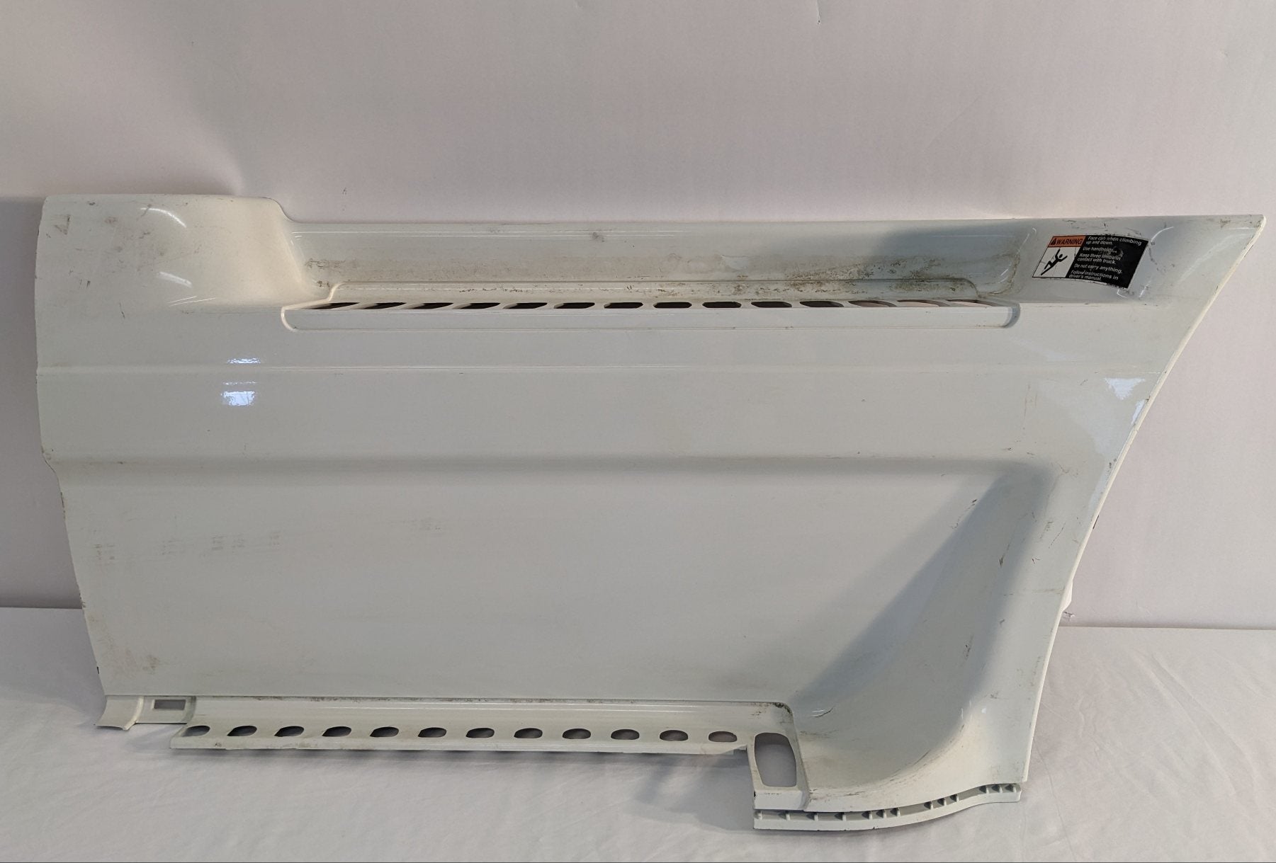 Damaged Freightliner Cascadia P3 LH Rear Fairing Panel - P/N 22-61128-000 (10075591016764)