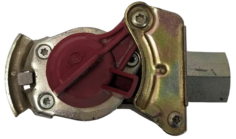 Used Bendix Red Emergency Air Brake Glad Hand - P/N BW K004231