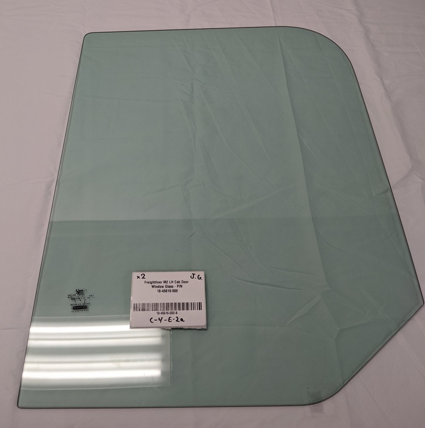 Freightliner M2 LH Cab Door Window Glass - 18-45616-000