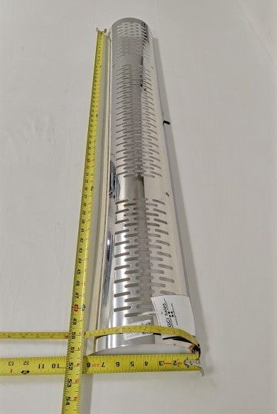 *Dented* Freightliner 51" Tall 5" Dia. Pipe SS Exhaust Shield - P/N 04-24695-000 (3939789275222)