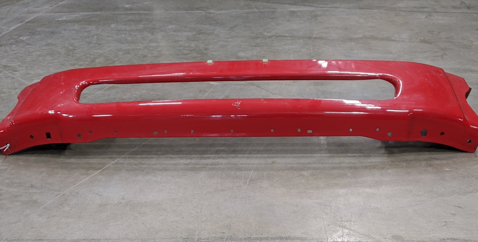 *Bent Bracket* Freightliner M2 Red w/ License Center Bumper - P/N A21-28177-010 (6742985572438)