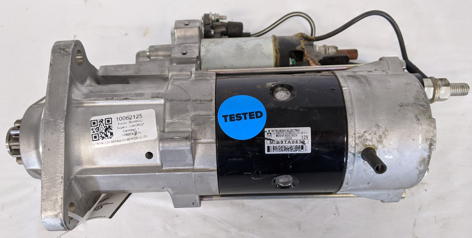 Freightliner Cascadia Mitsubishi 12V Starter Motor - P/N 9TA0579