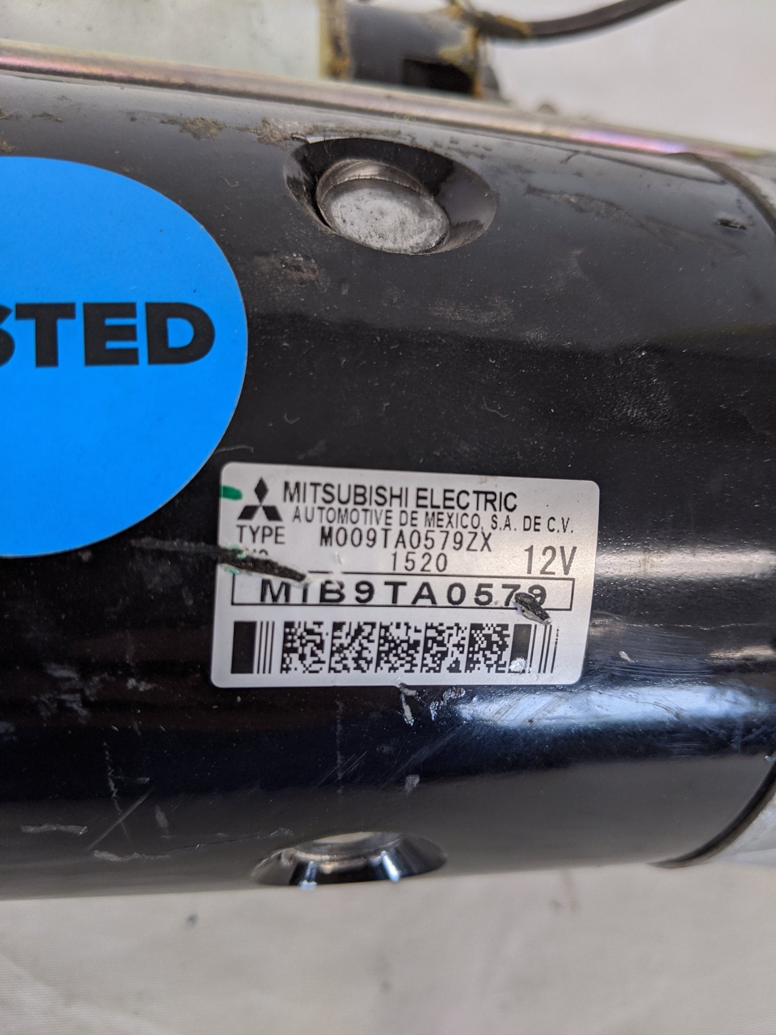 Freightliner Cascadia Mitsubishi 12V Starter Motor - P/N 9TA0579 (9621479522620)