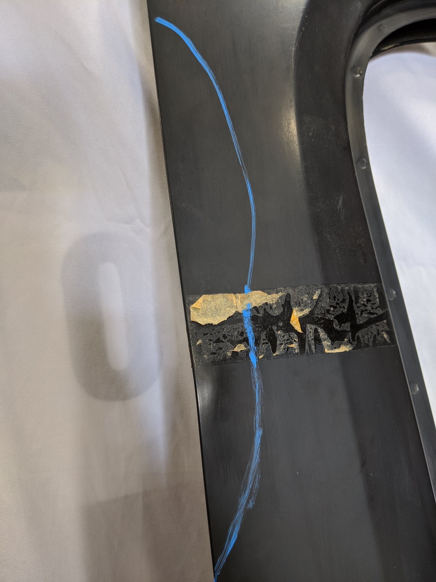 Damaged Western Star 49X or 47x RH Door Shell - P/N A18-72521-001 (9648977772860)