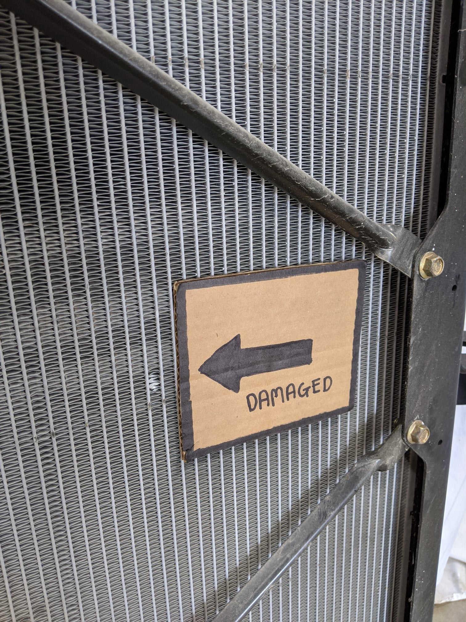 Freightliner 41 3/4" x 31 1/2" x 2" Radiator w/o Oil Cooler - P/N BHT U3701001 (9701325537596)