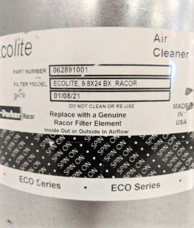 Ecolite Disposable Engine Air Cleaner Filter & Housing - P/N  062891001 (3939458416726)