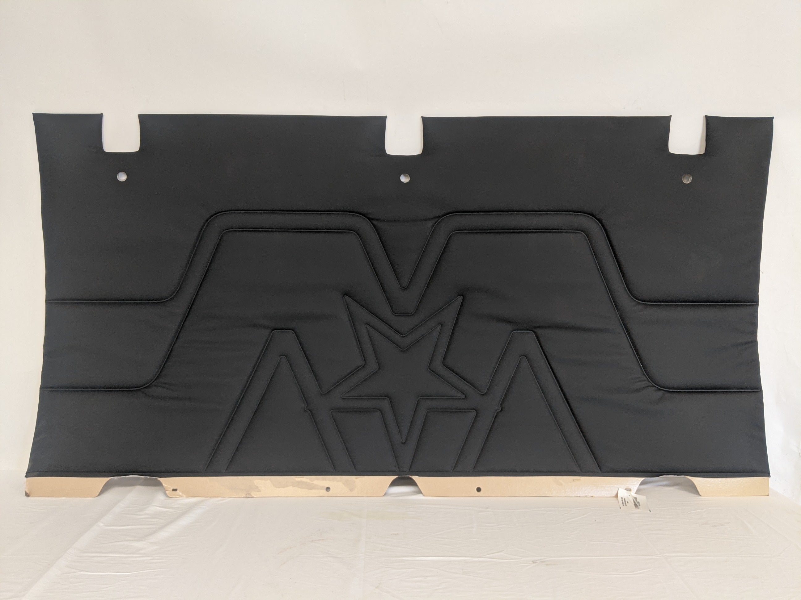 Used Western Star Black Lower Bunk Upholstery Panel - P/N A18-71919-500 (8365594116412)