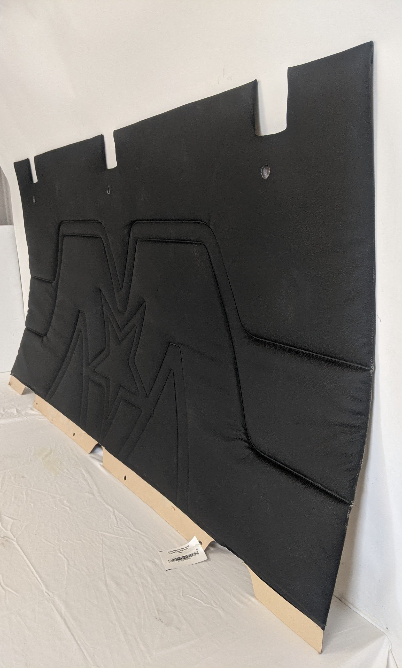 Used Western Star Black Lower Bunk Upholstery Panel - P/N A18-71919-500 (8365594116412)