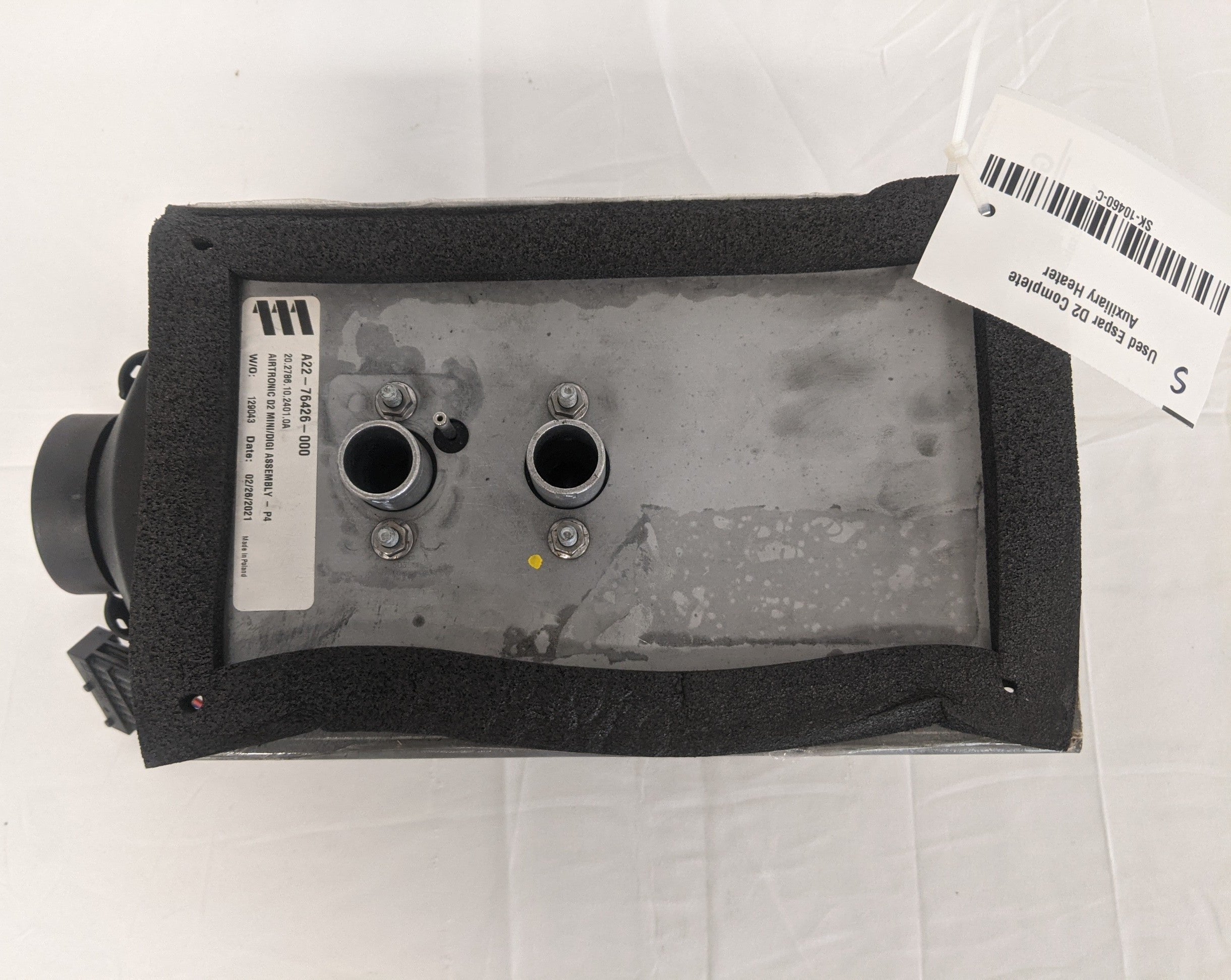 Used Espar D2 Complete Auxiliary Heater - P/N A22-76426-000 (8330213982524)