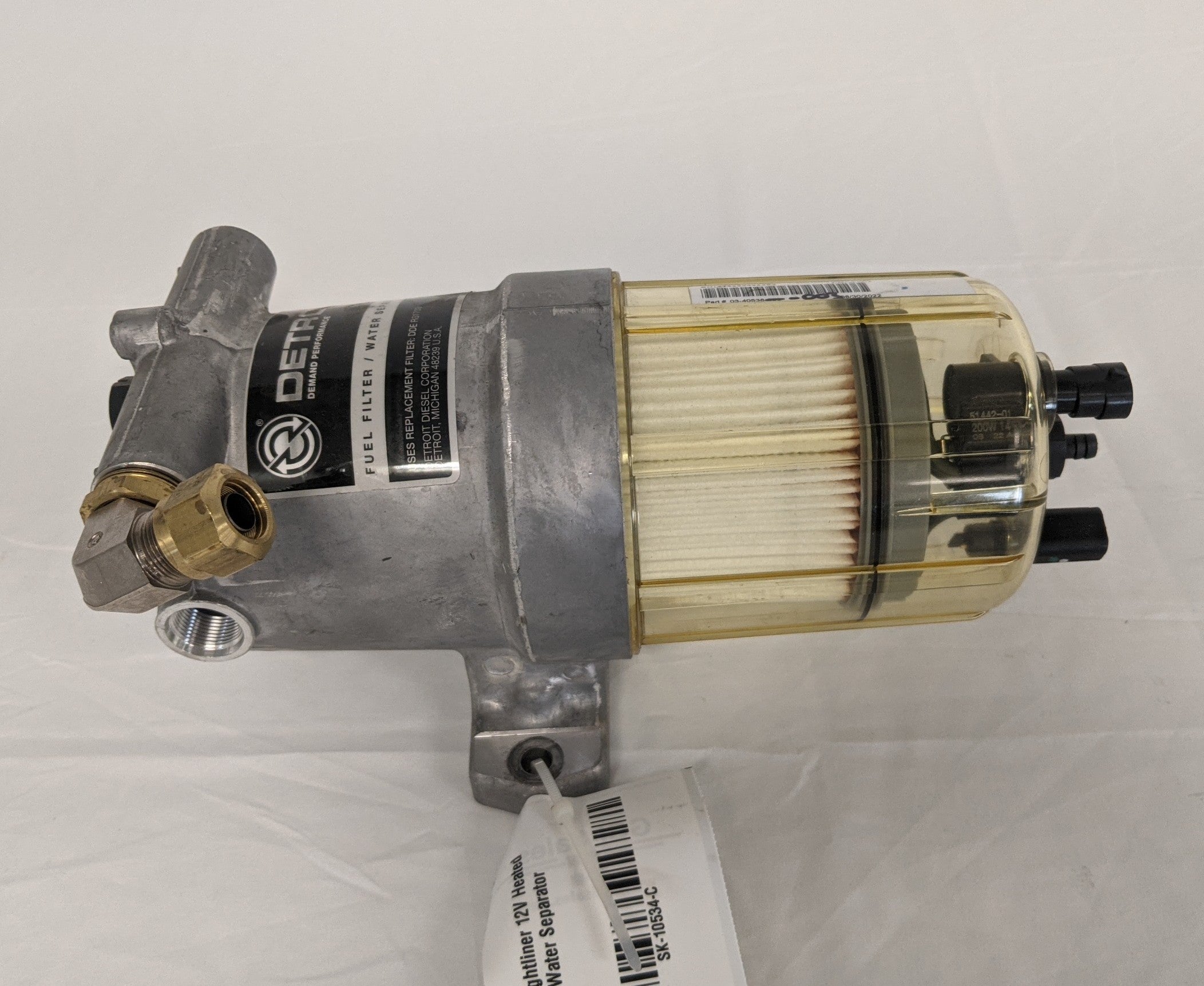 Used Freightliner 12V Heated Fuel Water Separator - P/N 03-40538-003 (8376133779772)