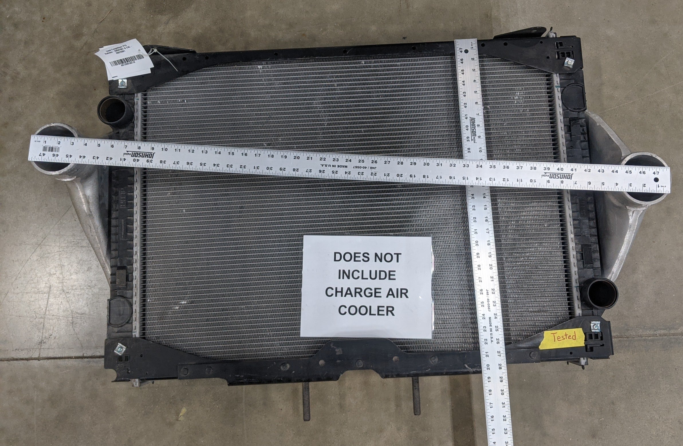 Used Freightliner PTO Radiator Assembly - P/N R8557001 (8475830059324)